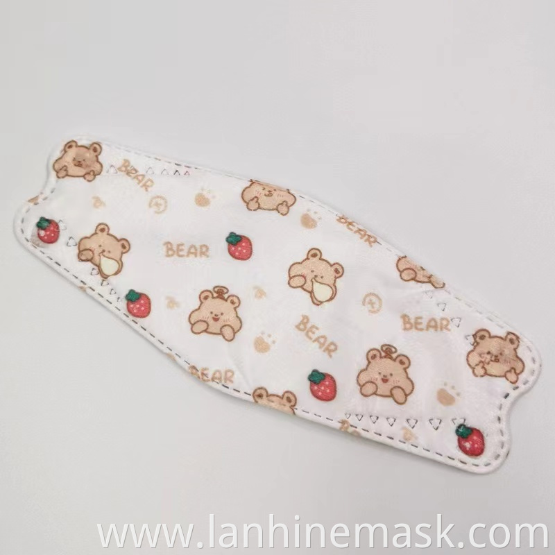 Disposable lovely Printing KF94 mask kids